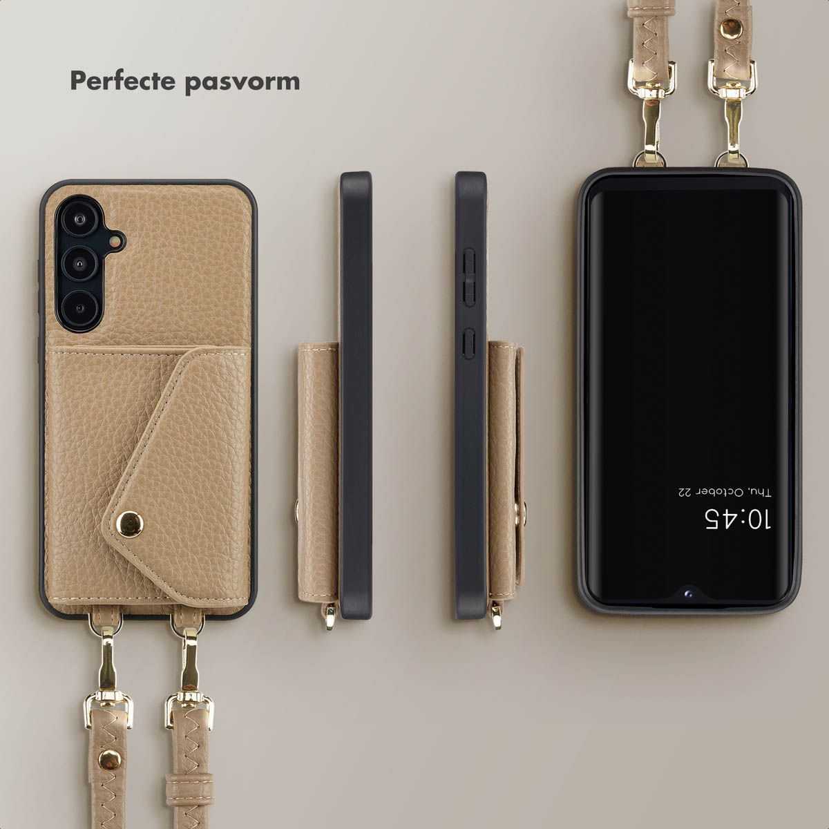 SELENCIA Sera COVER per Samsung Galaxy S21 FE, Beige
