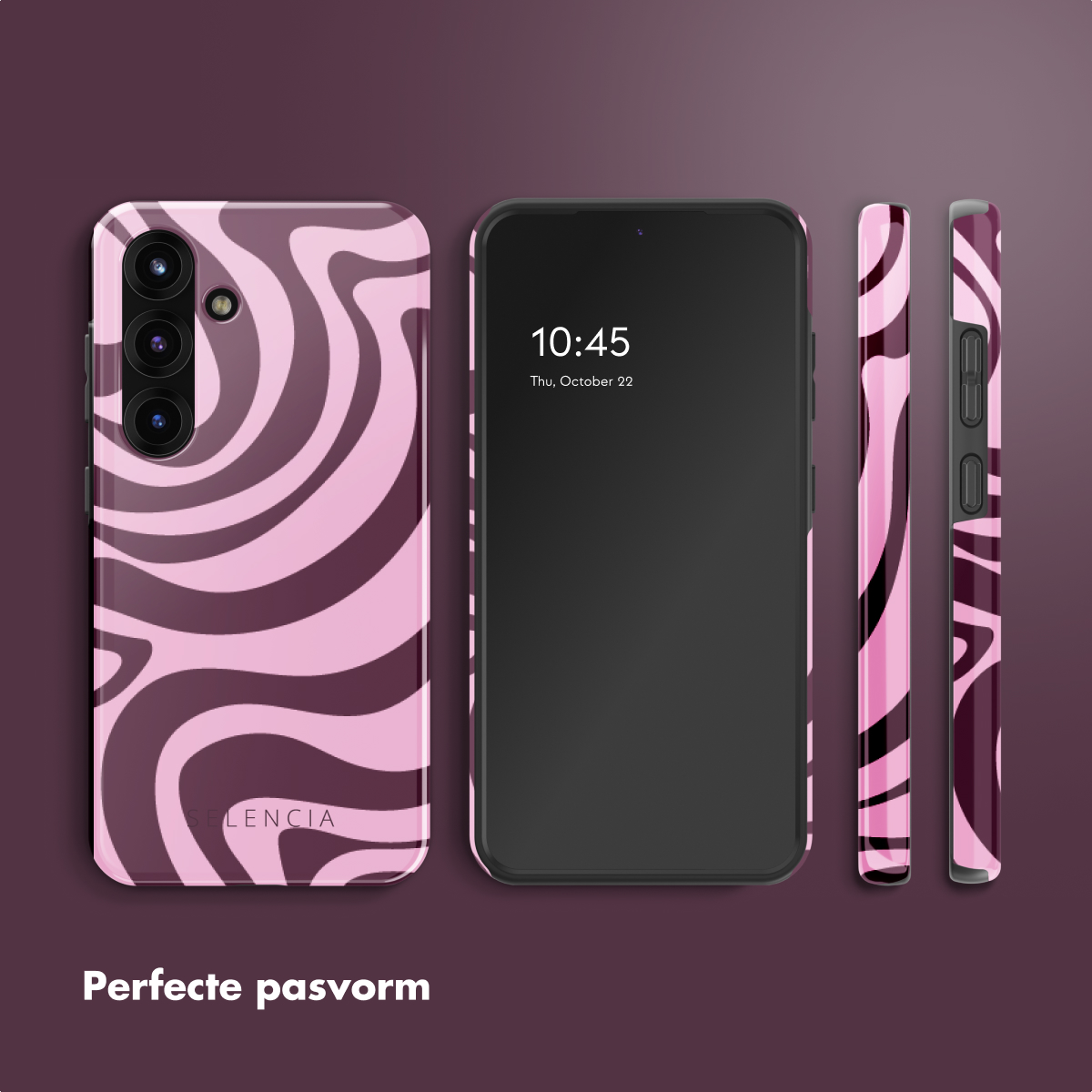 SELENCIA Vivid Backcover - Geschikt voor Samsung Galaxy S25 - Telefoonhoesje voor Samsung Samsung Galaxy S25 Meerkleurig