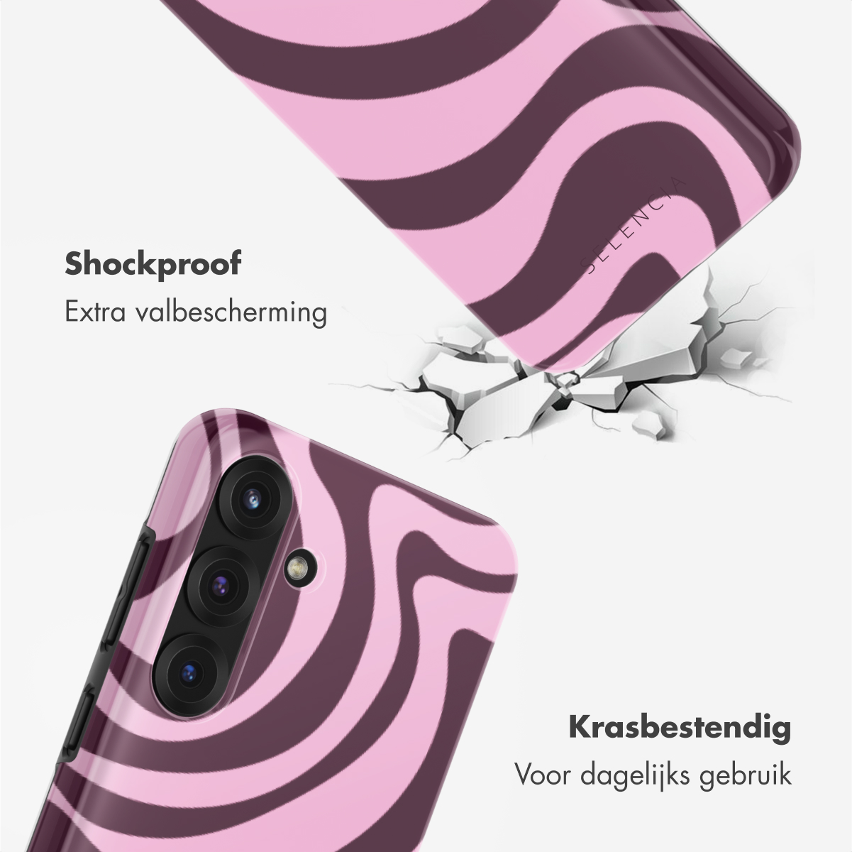 SELENCIA Vivid COVER per Samsung Samsung Galaxy S25, Multicolore