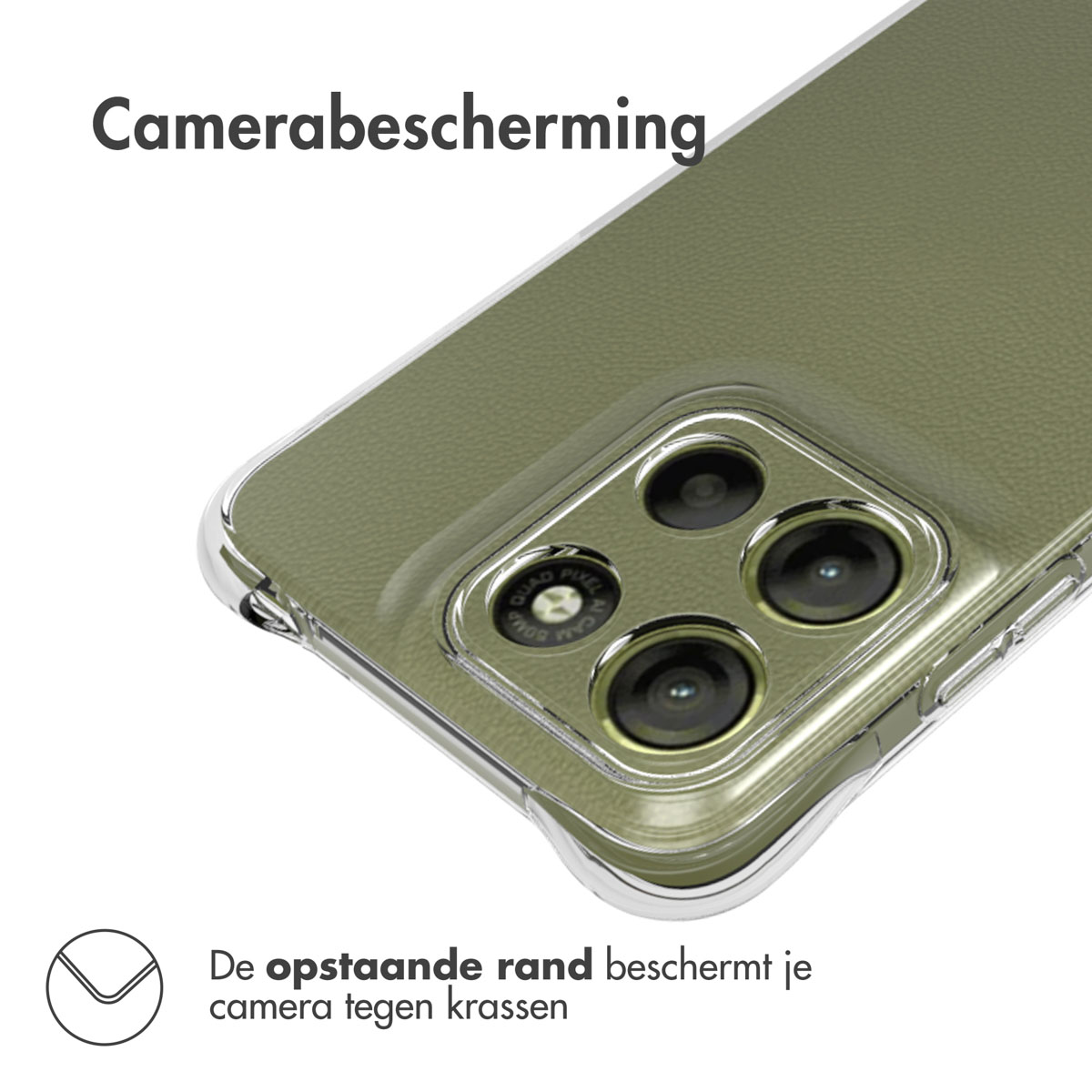 IMOSHION Transparante coque compatible avec Motorola Moto G15 Power/Motorola Moto G15 Étui de Téléphone voor Motorola Motorola Moto G15 Power/Motorola Moto G15 Transparent