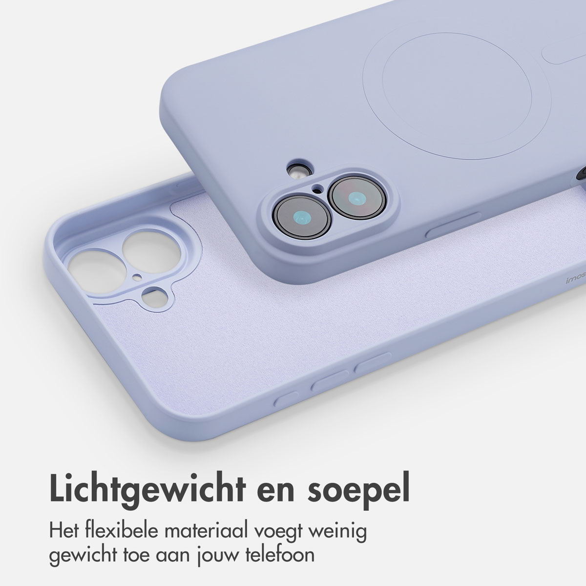 IMOSHION Coque colorée compatible avec iPhone 16 Plus Étui de Téléphone voor Apple iPhone 16 Plus Lilas