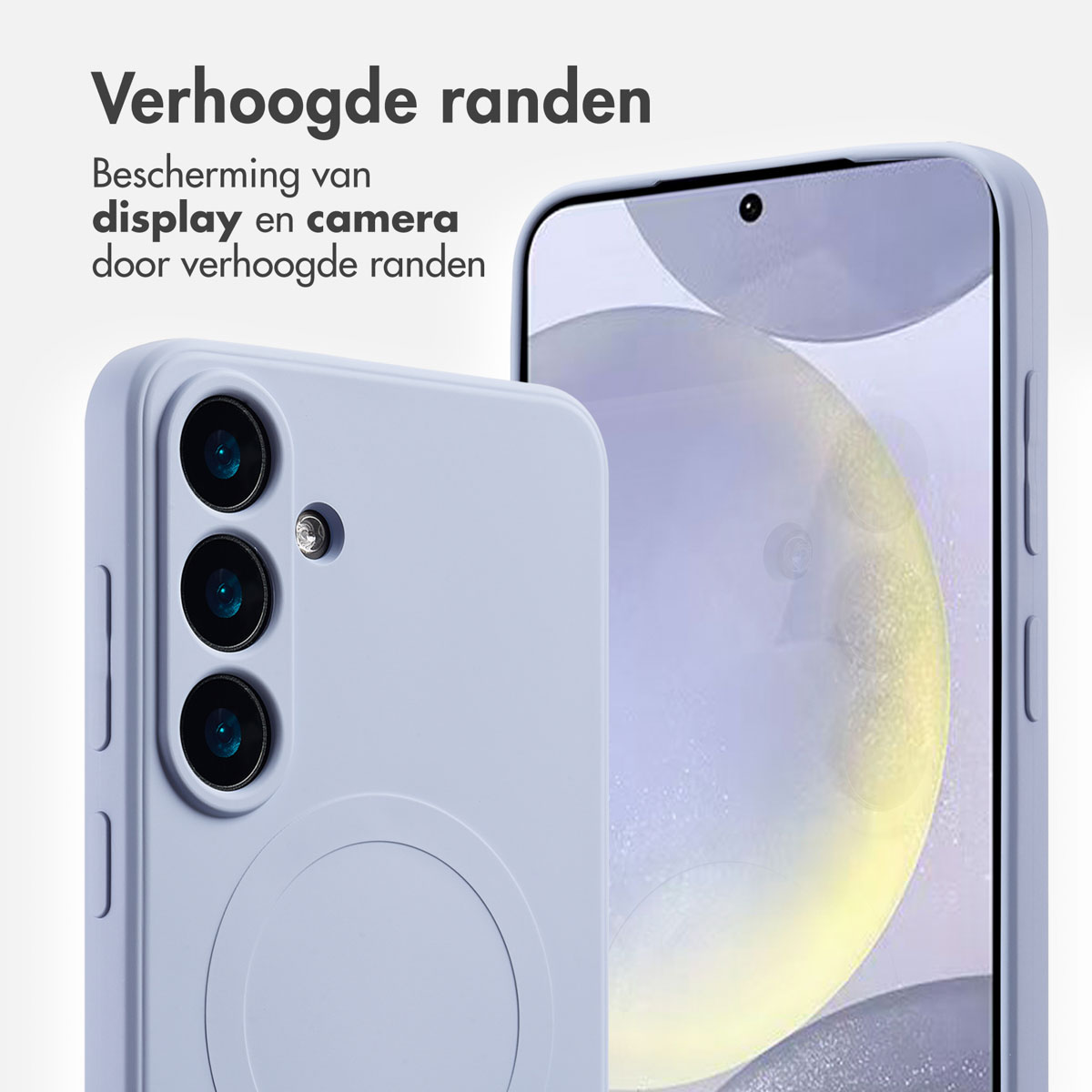 IMOSHION Color Backcover met MagSafe - Geschikt voor Samsung Galaxy S25 Plus - Telefoonhoesje voor Samsung Samsung Galaxy S25 Plus Lila