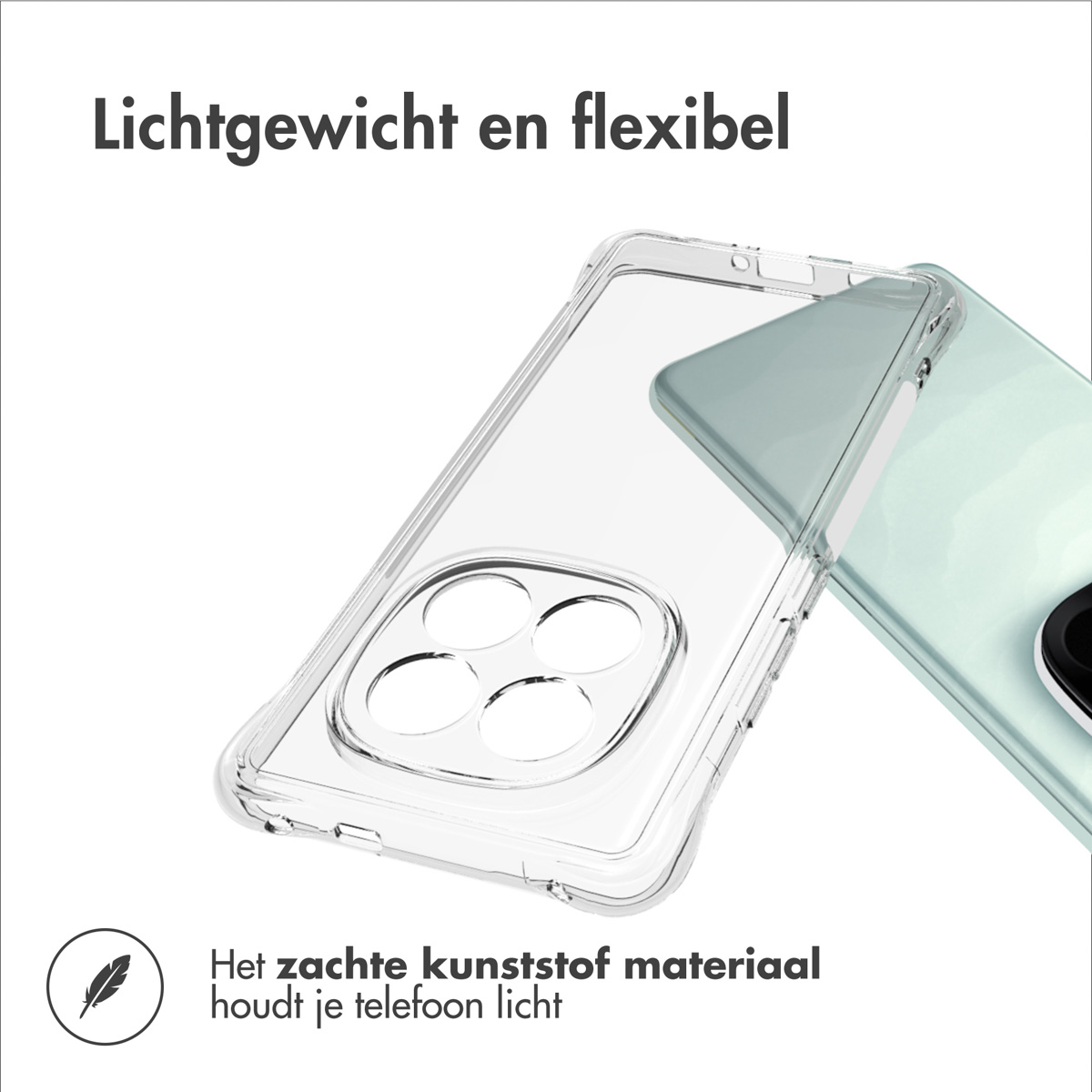 IMOSHION SH00085000 COVER per Xiaomi Redmi Note 14 Pro Plus 5G, Trasparente