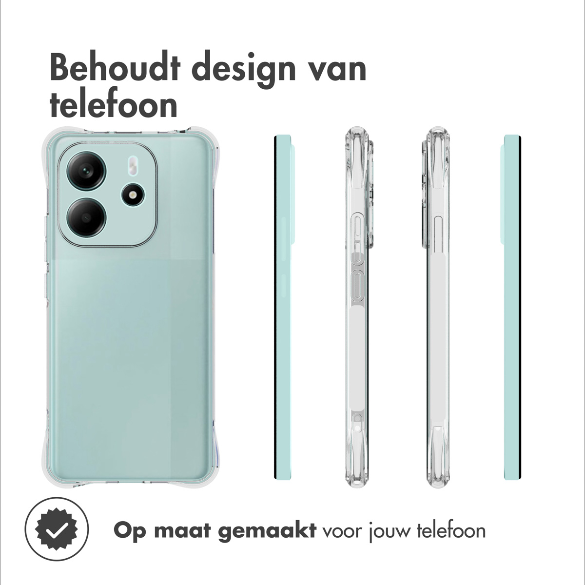 IMOSHION SH00084999 COVER per Xiaomi Redmi Note 14 5G, Trasparente
