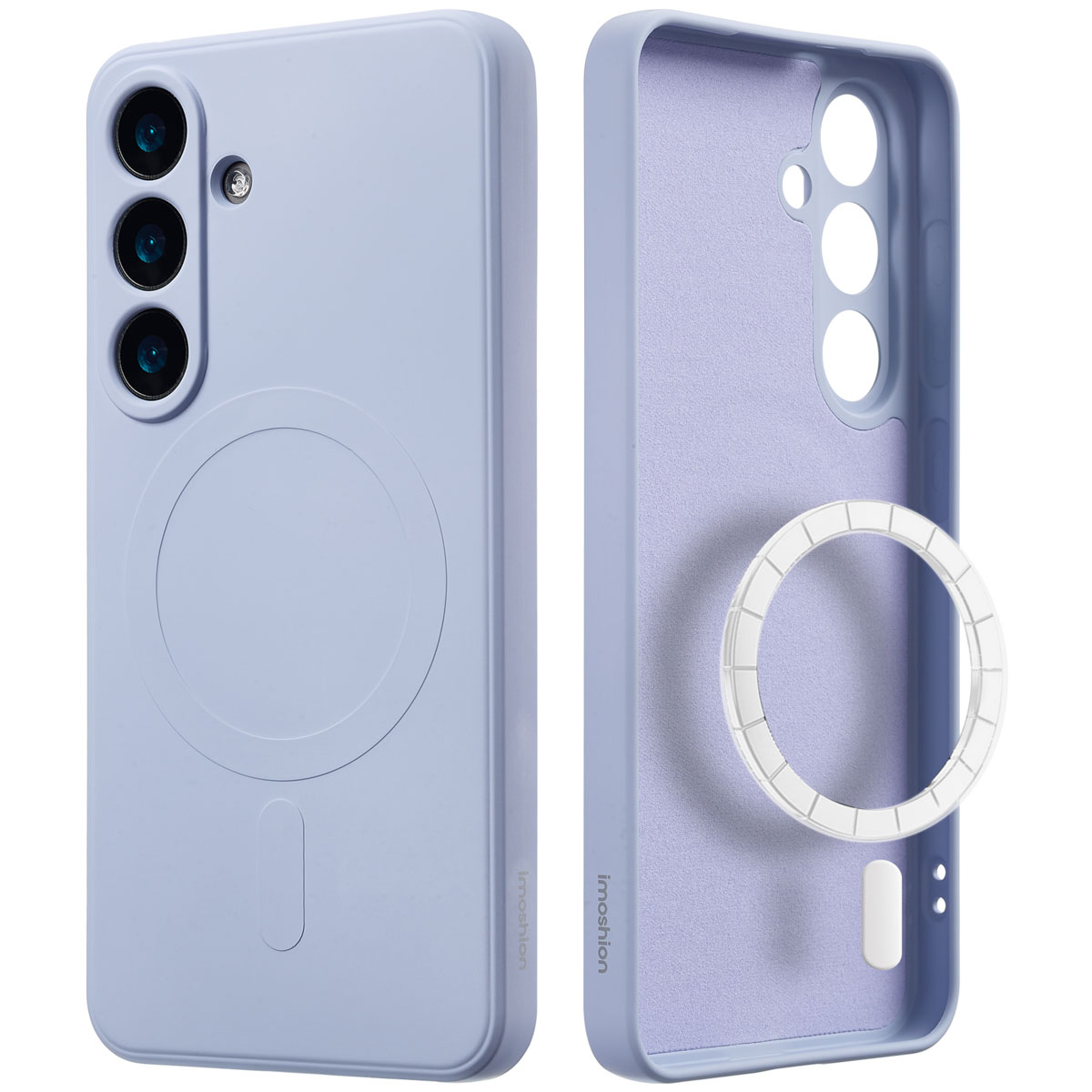IMOSHION Color Backcover met MagSafe - Geschikt voor Samsung Galaxy S25 - Telefoonhoesje voor Samsung Samsung Galaxy S25 Lila