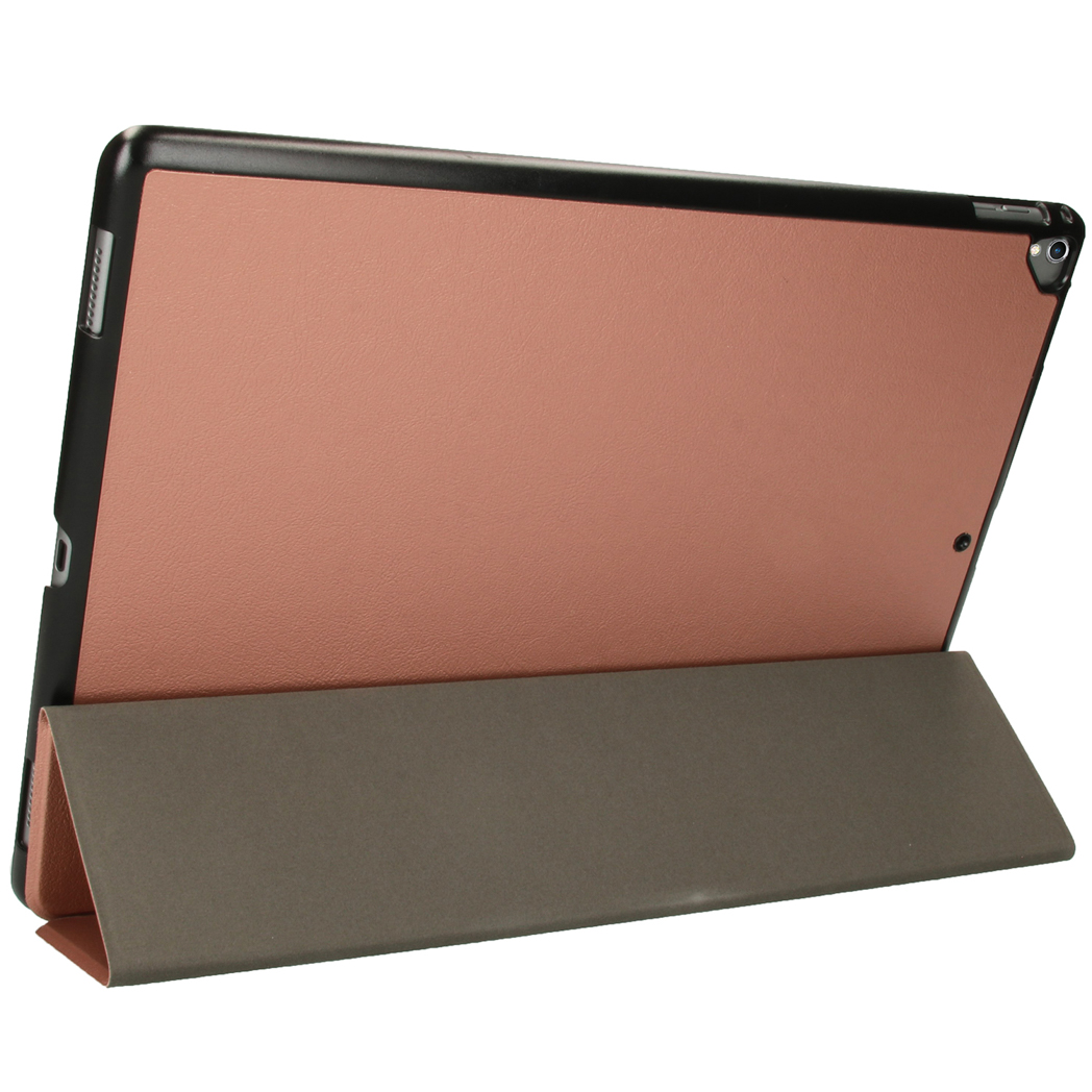 IMOSHION Coque folio compatible avec iPad Pro 12.9 (2017) Étui pour Tablette 12,9 pouces Rose dorée