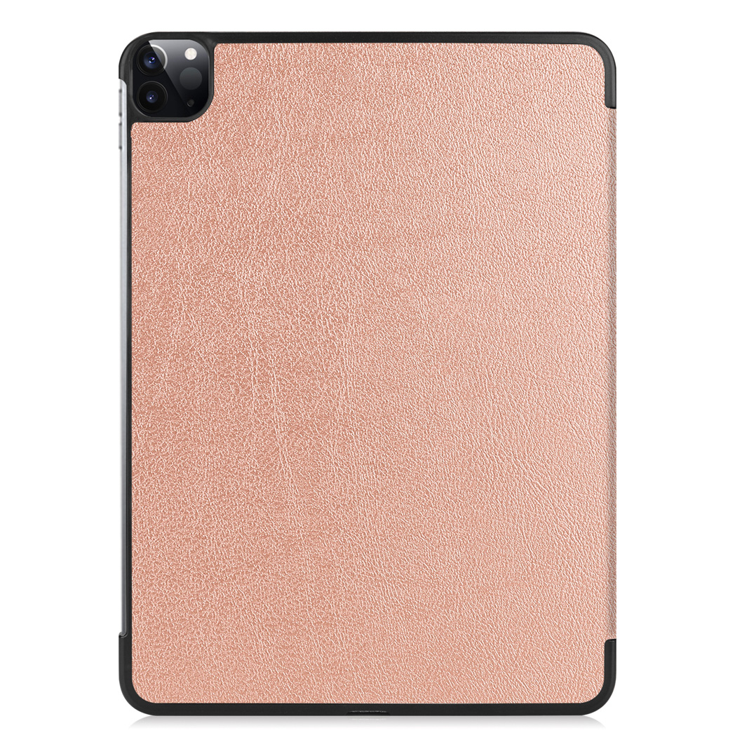 iPad case with a leather texture. Black frame around the edges of the case.