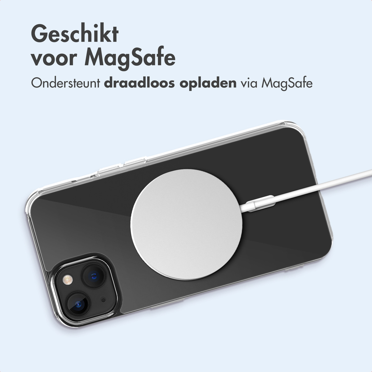 IMOSHION Protective COVER per iPhone 15 Plus, Trasparente
