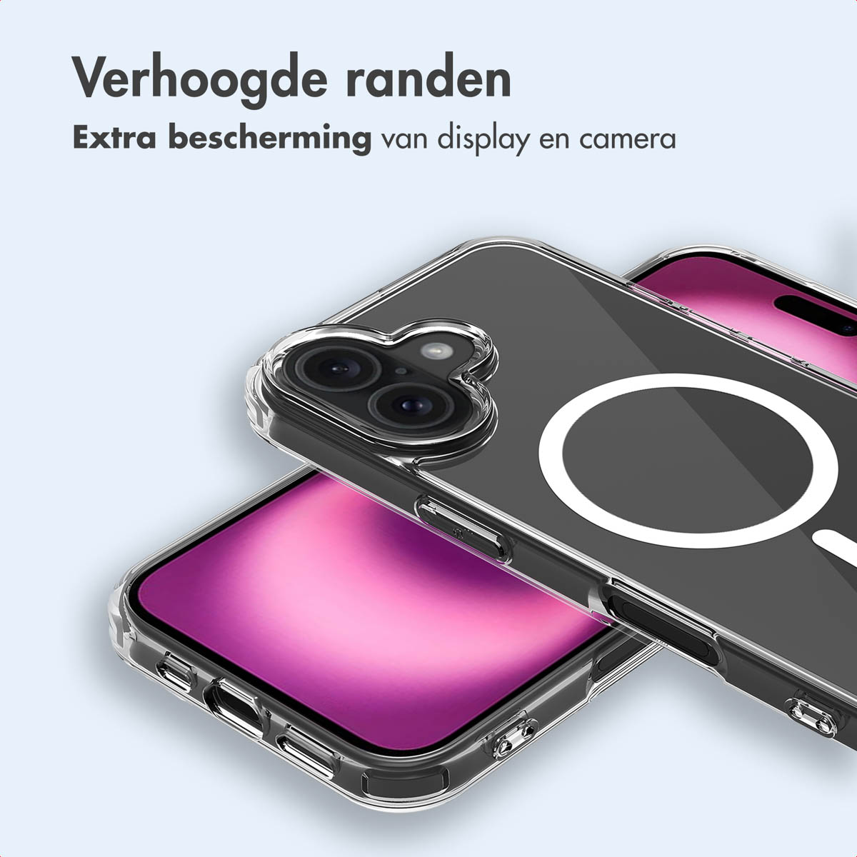 IMOSHION Protective COVER per iPhone 16 Plus, Trasparente