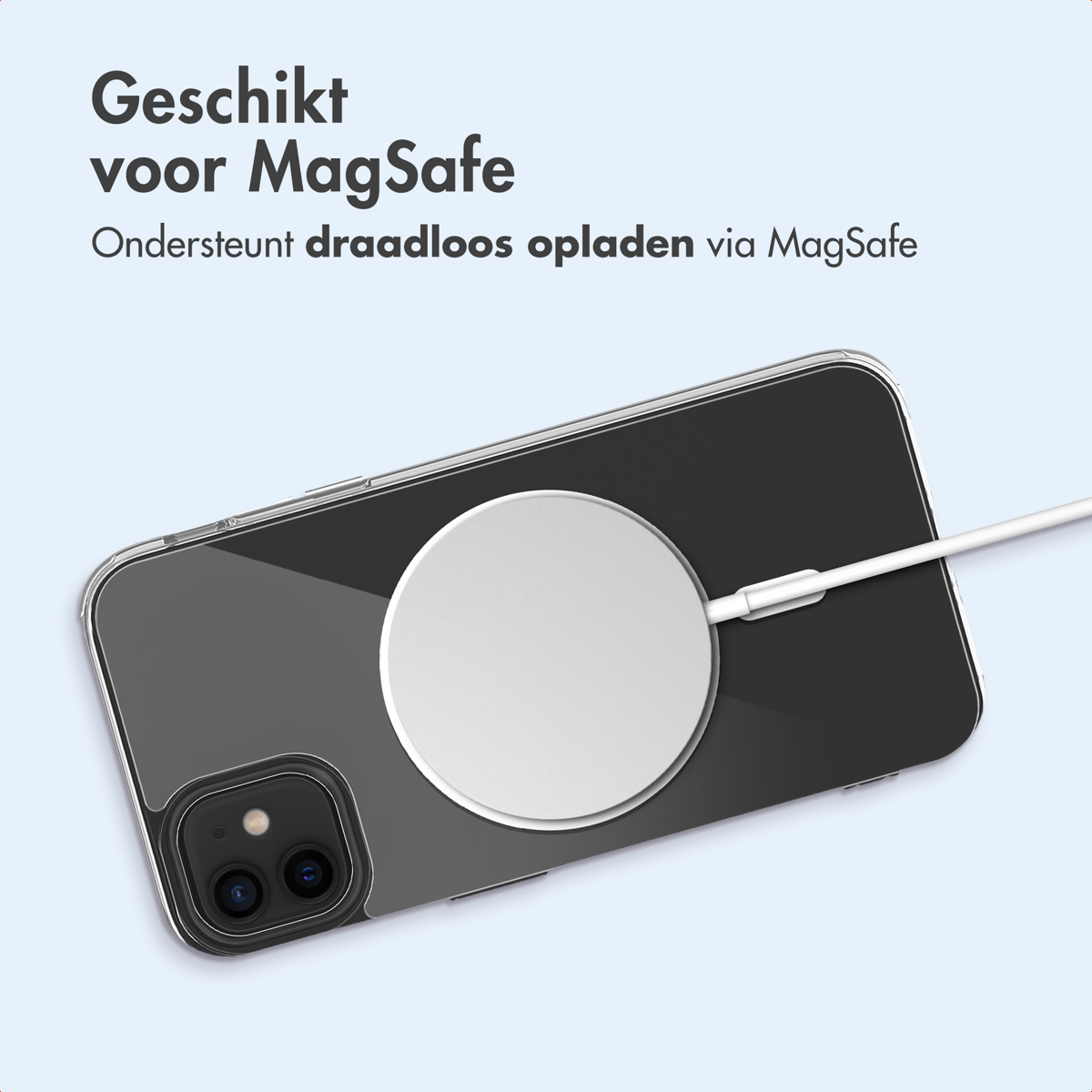 IMOSHION Transparante coque compatible avec iPhone 12 Mini Étui de Téléphone voor Apple iPhone 12 Mini Transparent