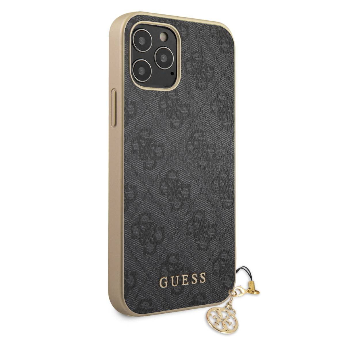 Handyhülle mit Guess-Muster und dem Guess-Logo.