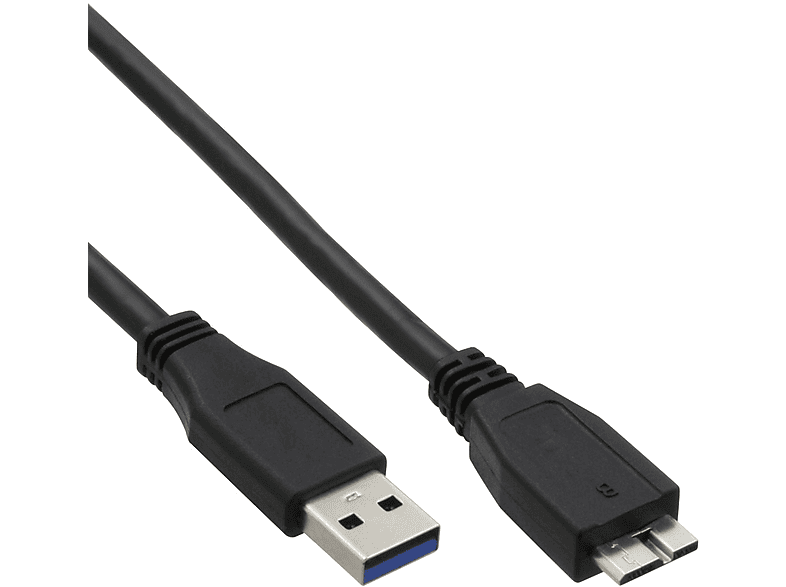 Cable USB | INLINE 4043718153824, USB 3.0, USB-A, microUSB, Negro ...