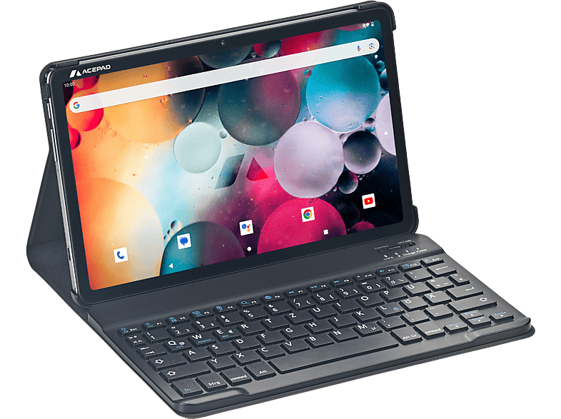 ACEPAD A171TB Fix, 2K Display, LTE, Premium-Tablet mit Tastatur, Tablet, 256 GB, 10,4 Zoll, Schwarz