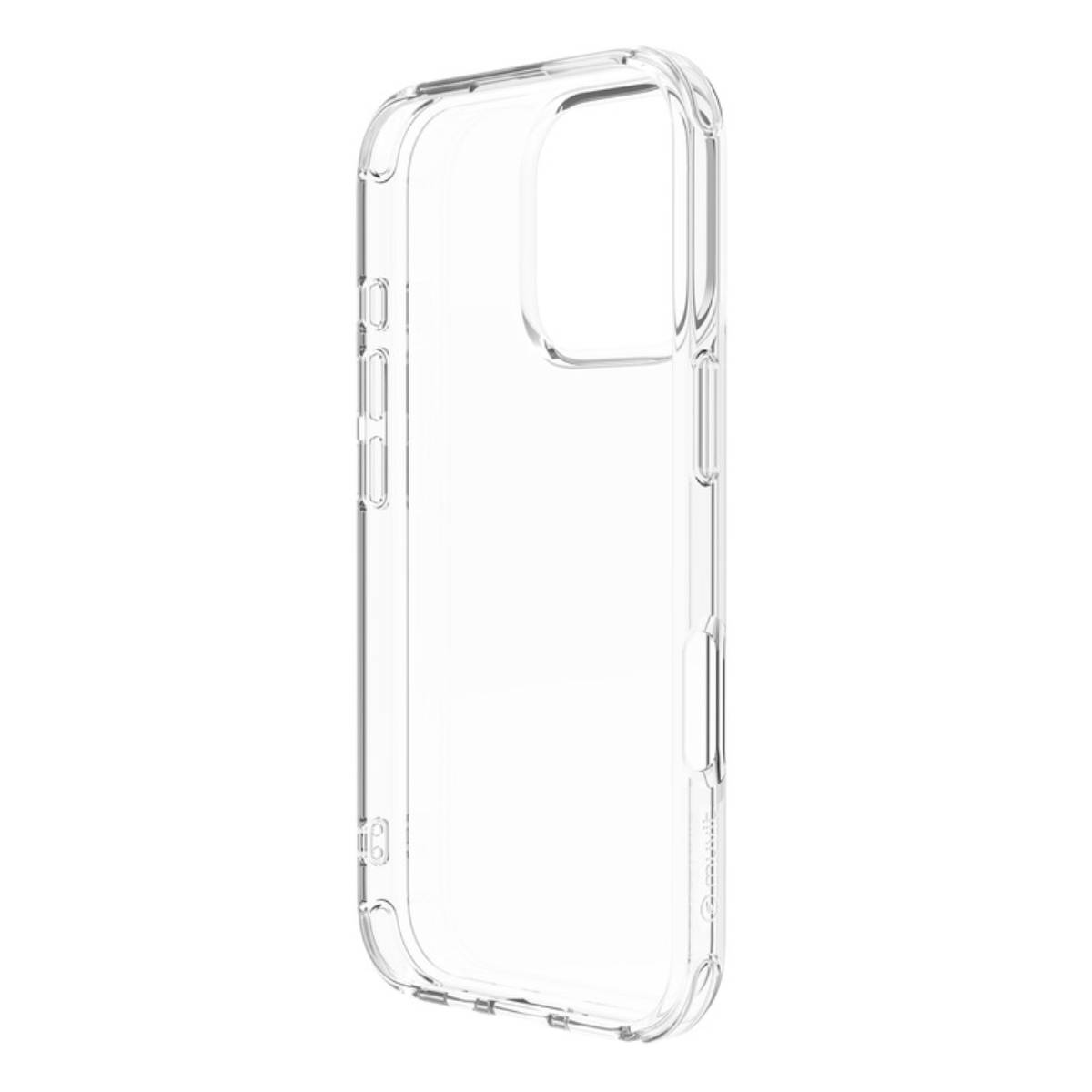 Una custodia per iPhone trasparente e trasparente.