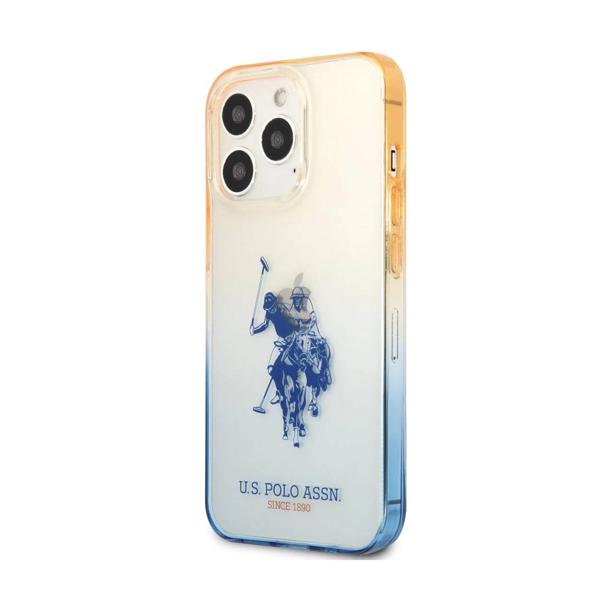 Custodia per telefono con logo US Polo Assn. con l'immagine di un giocatore di polo.