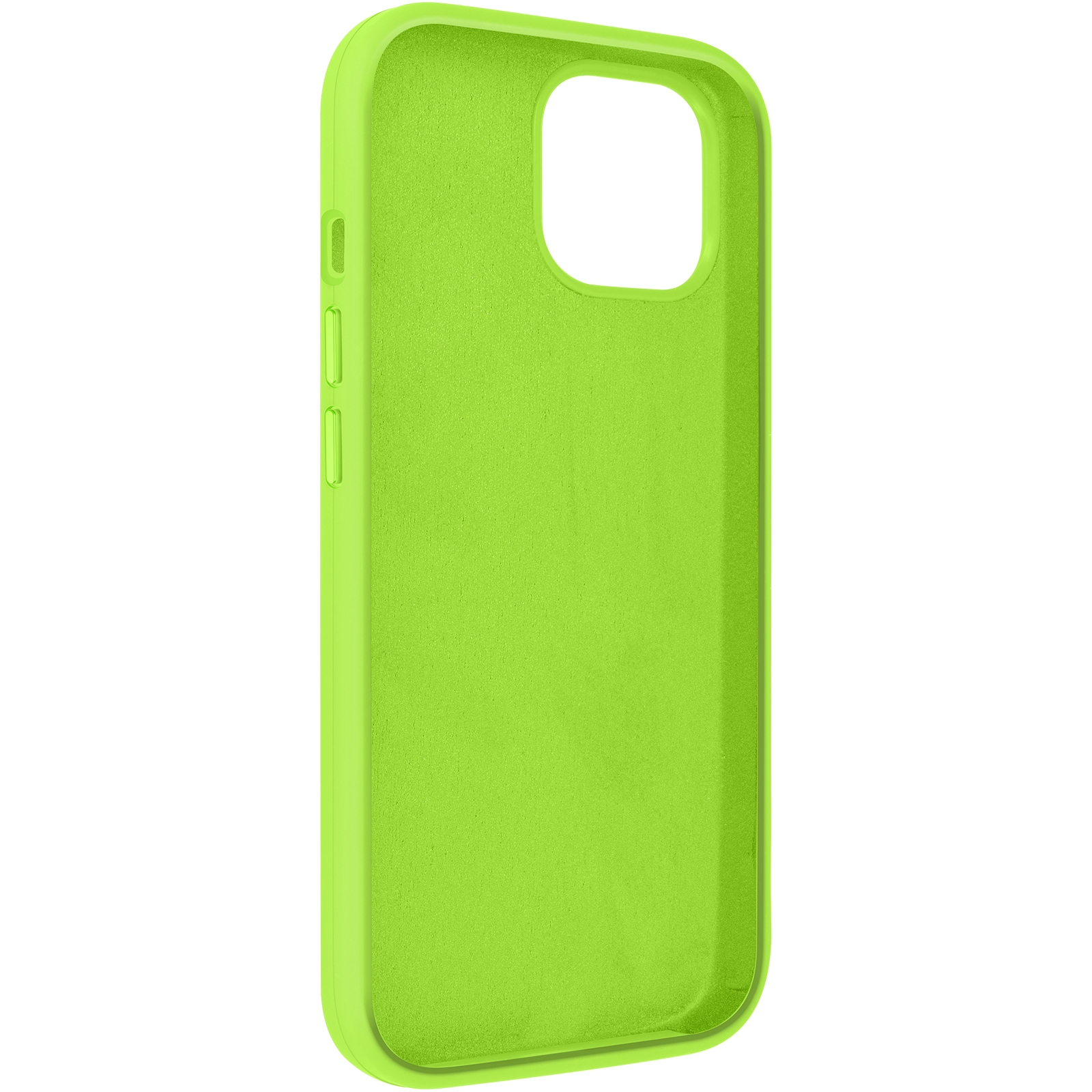 Custodia verde lime. La custodia è di un colore verde brillante uniforme.