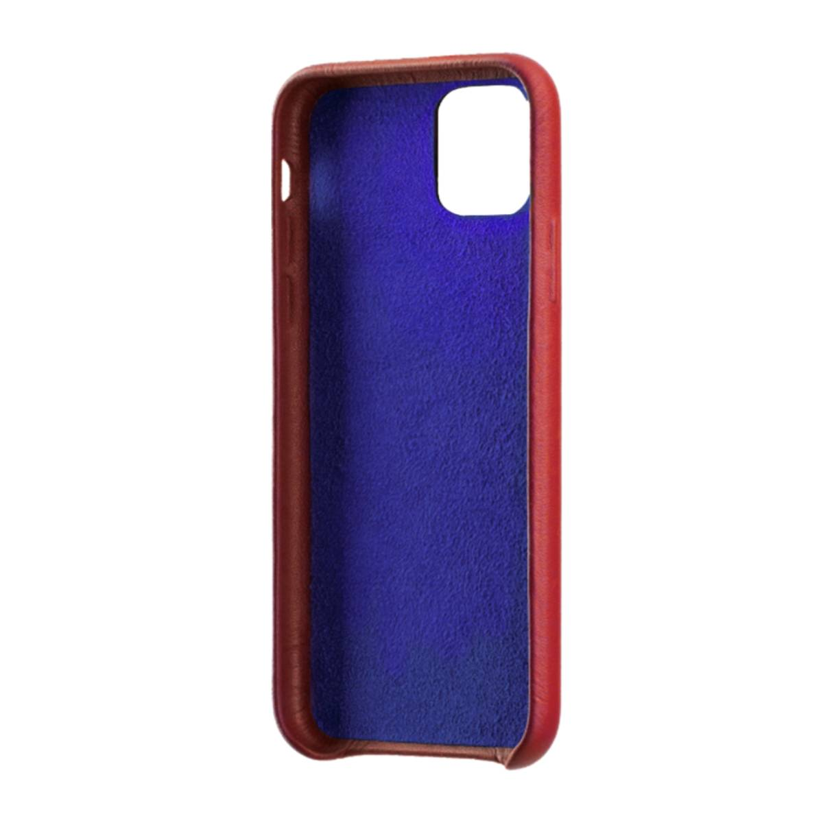 Custodia per telefono rossa e blu.