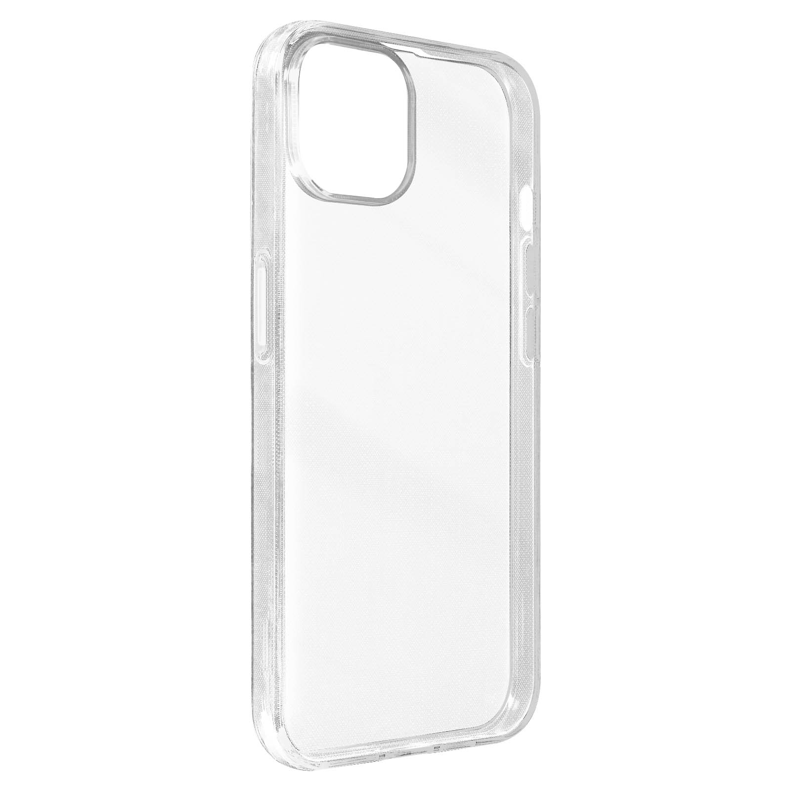 Custodia trasparente per telefono. La custodia è trasparente con un design semplice.