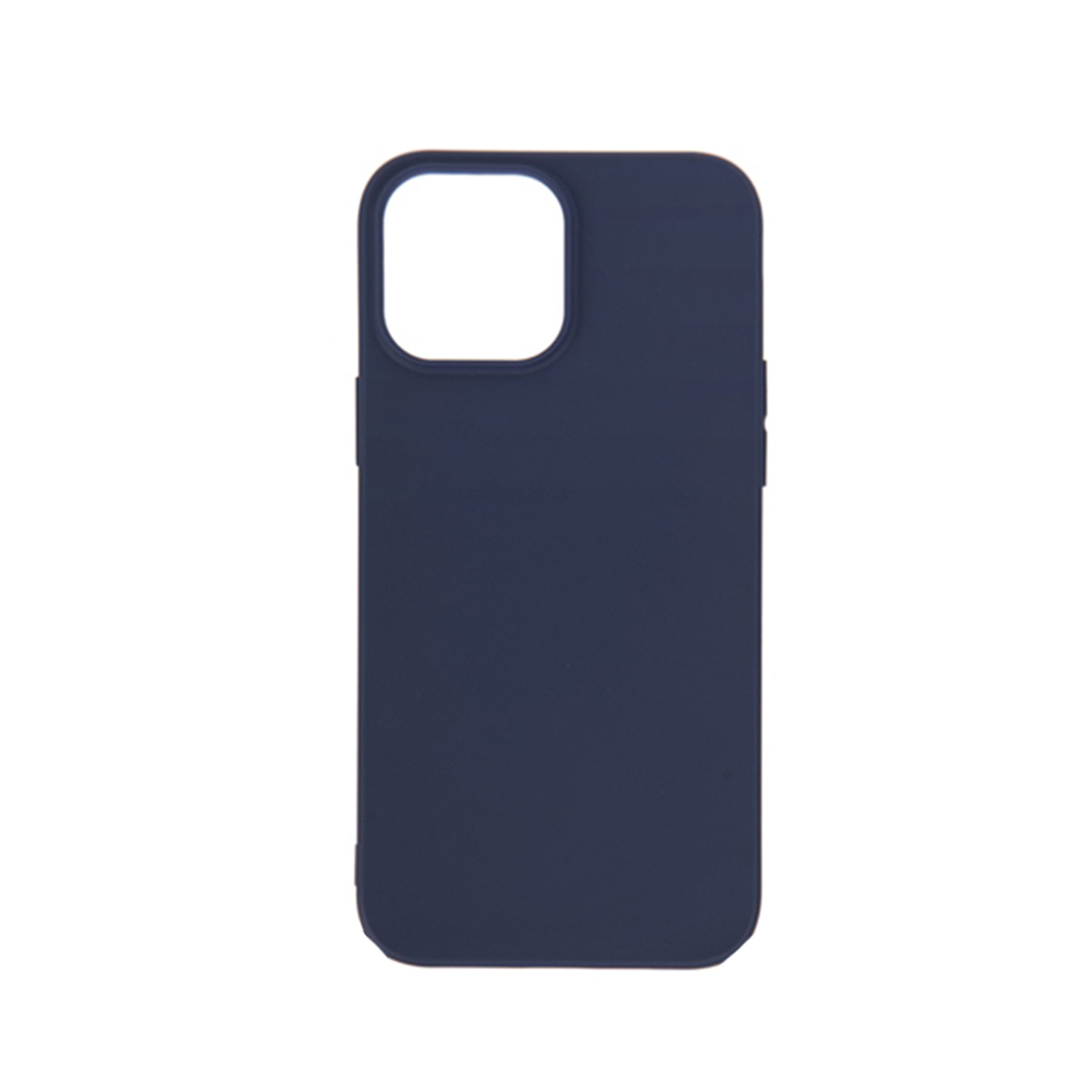 Custodia per telefono blu navy. La custodia è semplice con un ritaglio per la fotocamera.