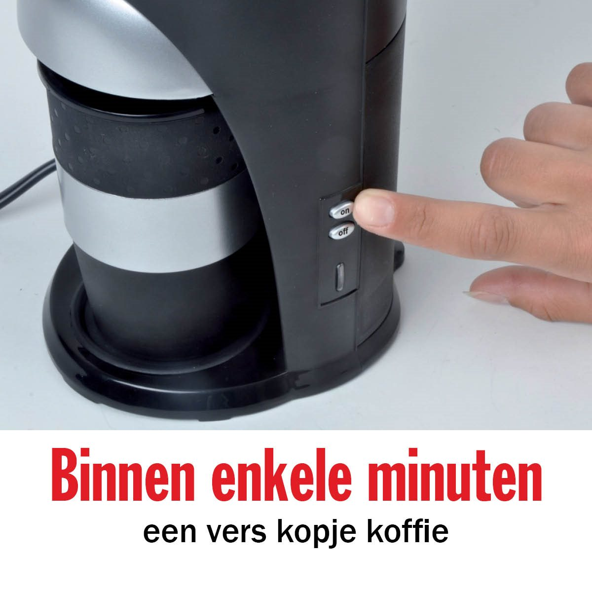 Luxe Koffieapparaten met 24Volt omvormer voor Vrachtwagens