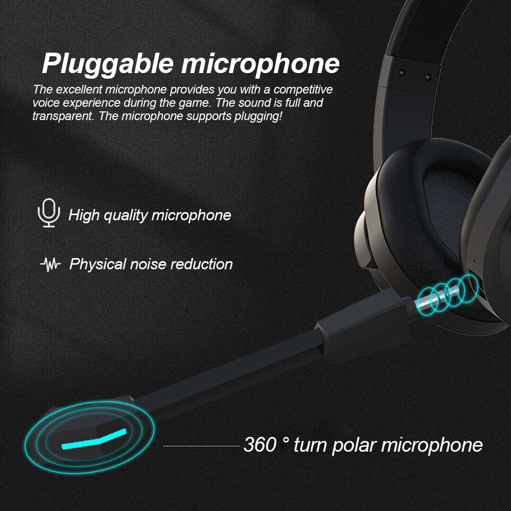 Schwarzes Gaming-Headset mit flexiblem Mikrofon, das aus der Ohrmuschel ragt.