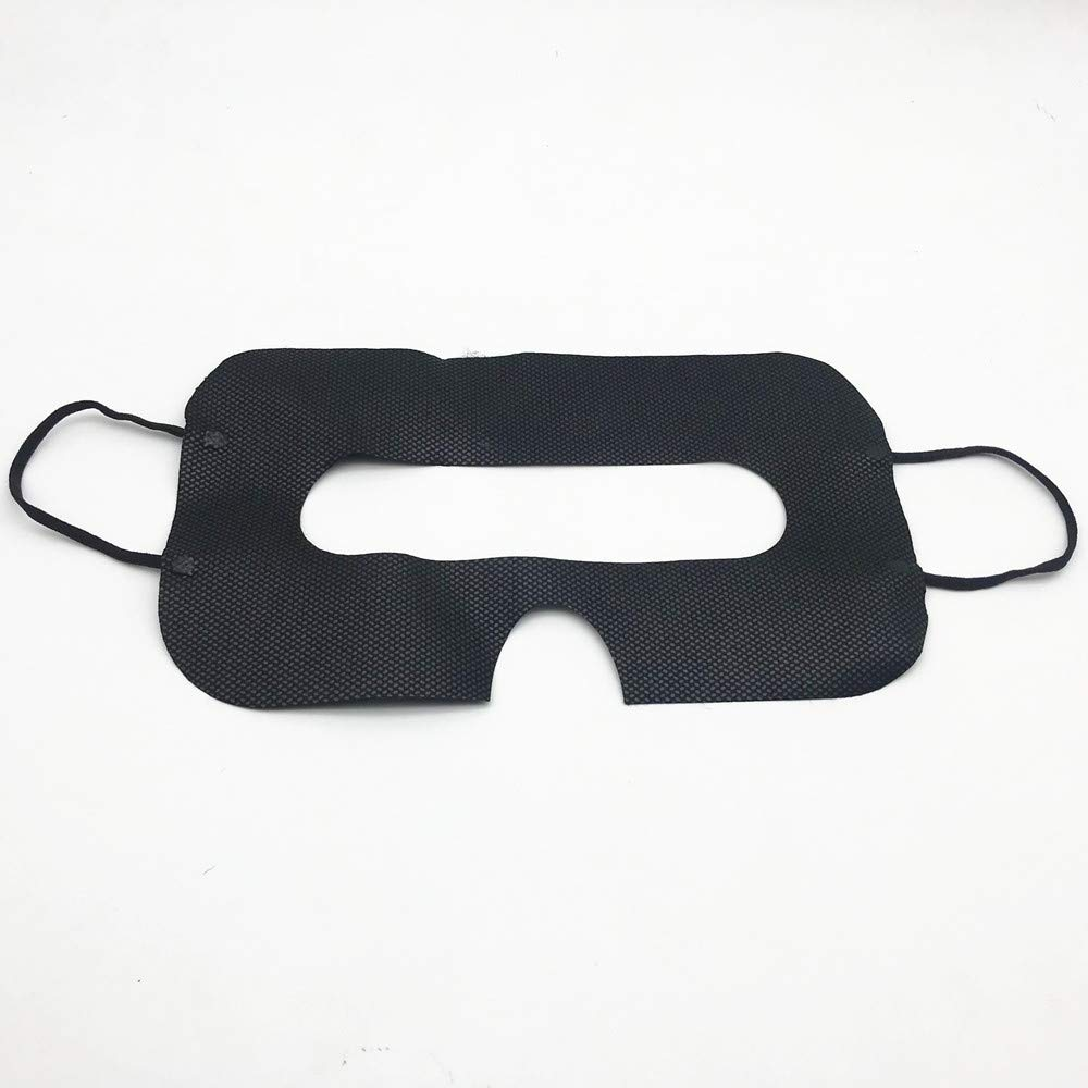 Schwarze VR-Maske mit Augen- und Nasenausschnitten.