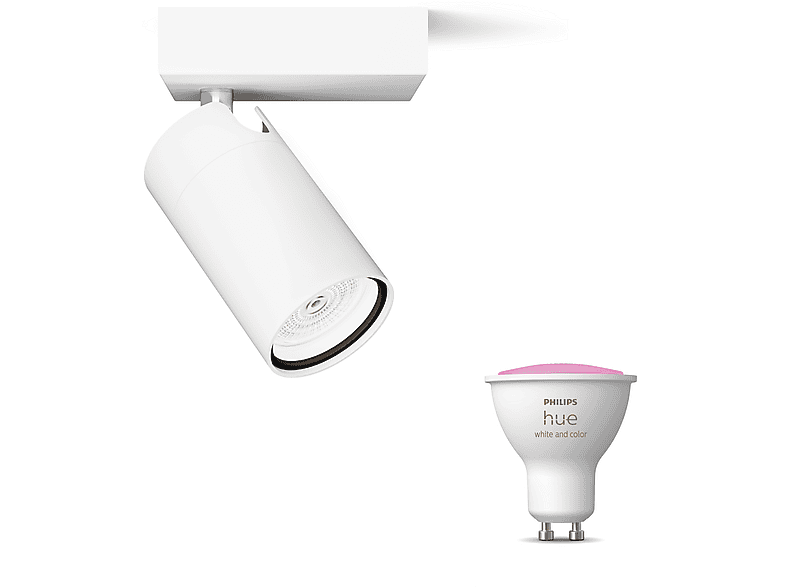 PHILIPS HUE Idris Opbouwspot Voor Badkamer Met 1 Lichtpunt GU10  Wit En Gekleurd Licht Hue White And Color Ambiance 151654536