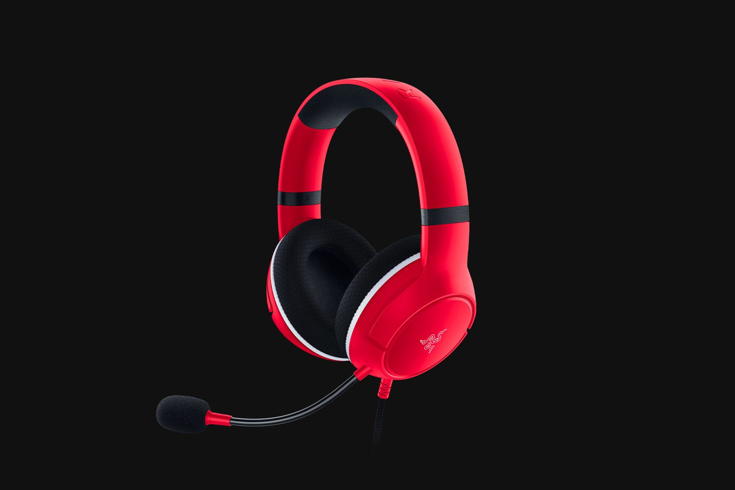 RAZER RZ04-03970500-R3M1 KAIRA X - PULSE RED, Over-ear Gaming Headset Rot