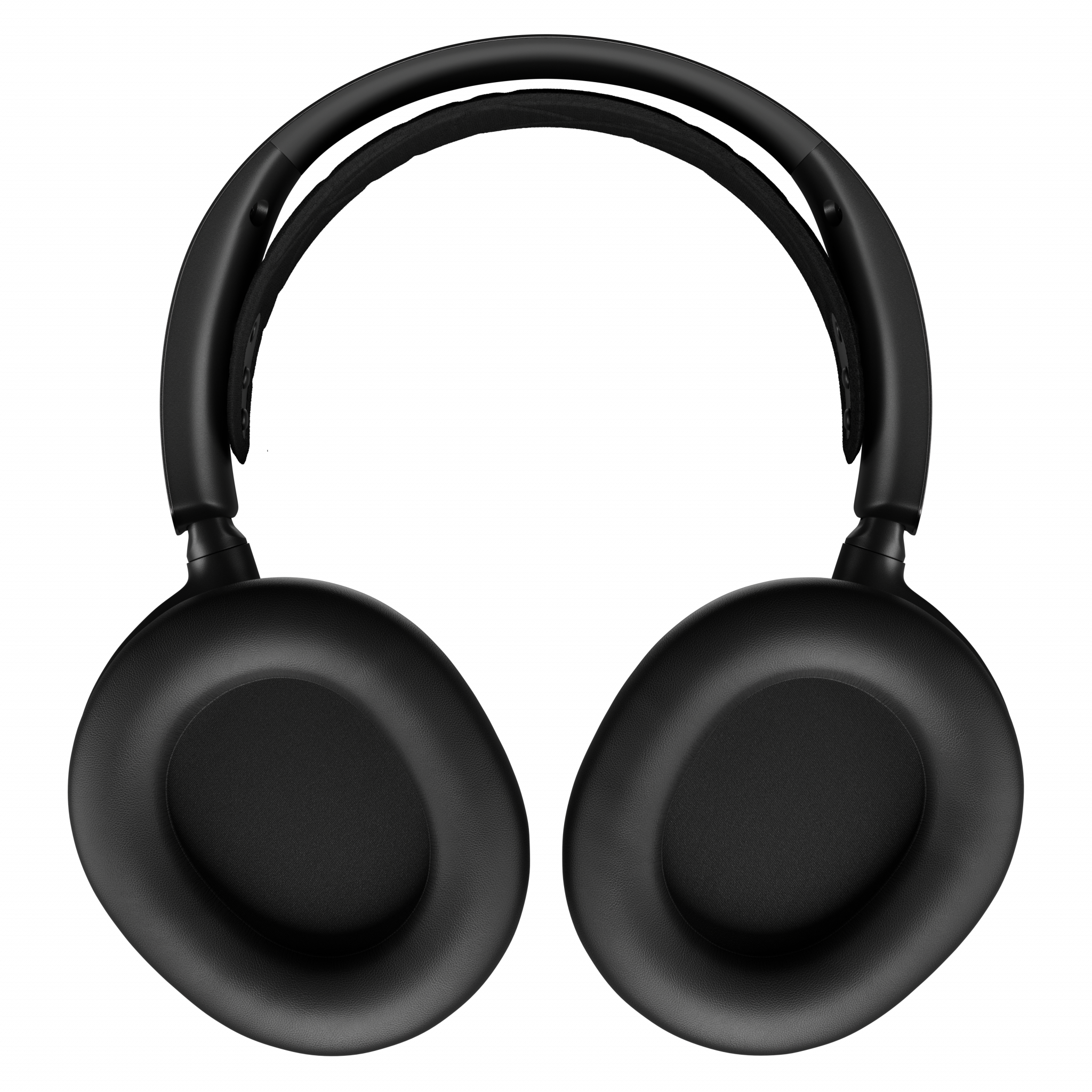 Zwarte over-ear koptelefoon met grote oorschelpen en hoofdband.