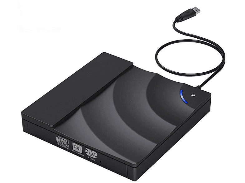 WHIQUTEY Faltbar, Robust, Hochgeschwindigkeits extern CD/DVD Brenner ...