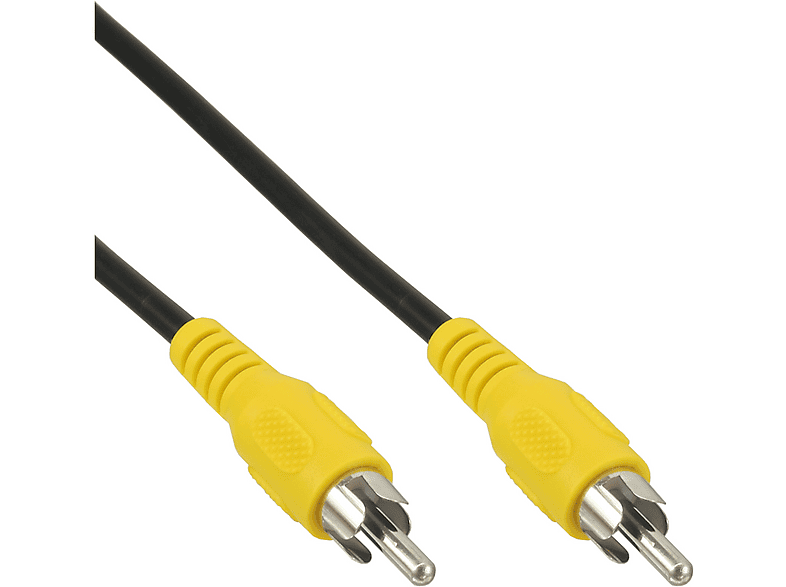 INLINE InLine® Cinch Kabel, Video, 1x Stecker / Stecker, Steckerfarbe ...