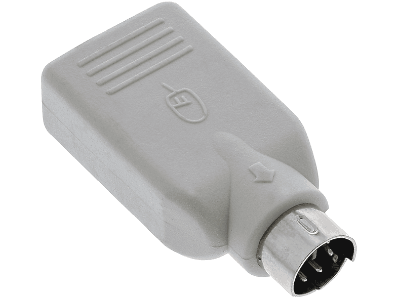 INLINE InLine® USB PS/2 Adapter, USB Buchse A auf Stecker Adapter ...