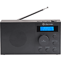 MediaMarkt DENVER DAB51 DAB Radio Zwart aanbieding