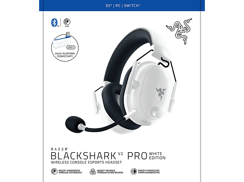 RAZER BlackShark V2 Pro for PlayStation Over-ear Gaming-headset