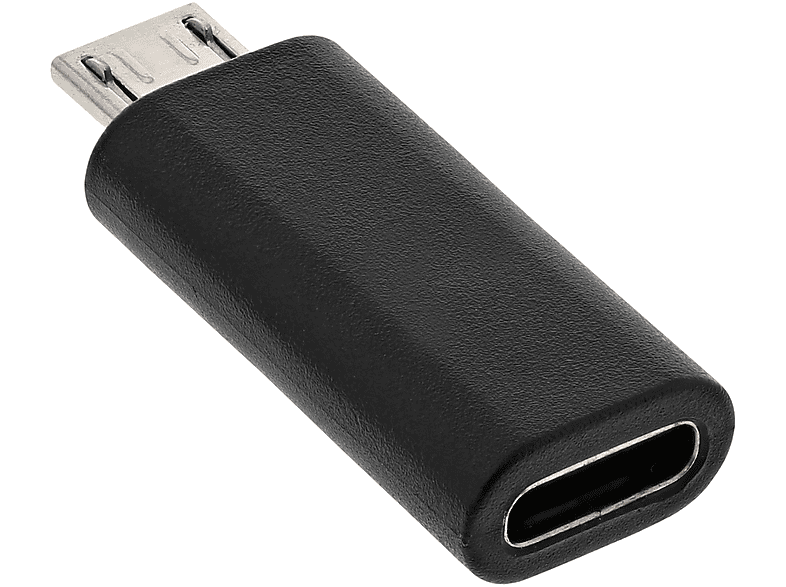 INLINE InLine® USB 2.0 Adapter, Micro-USB Stecker auf USB-C Buchse ...
