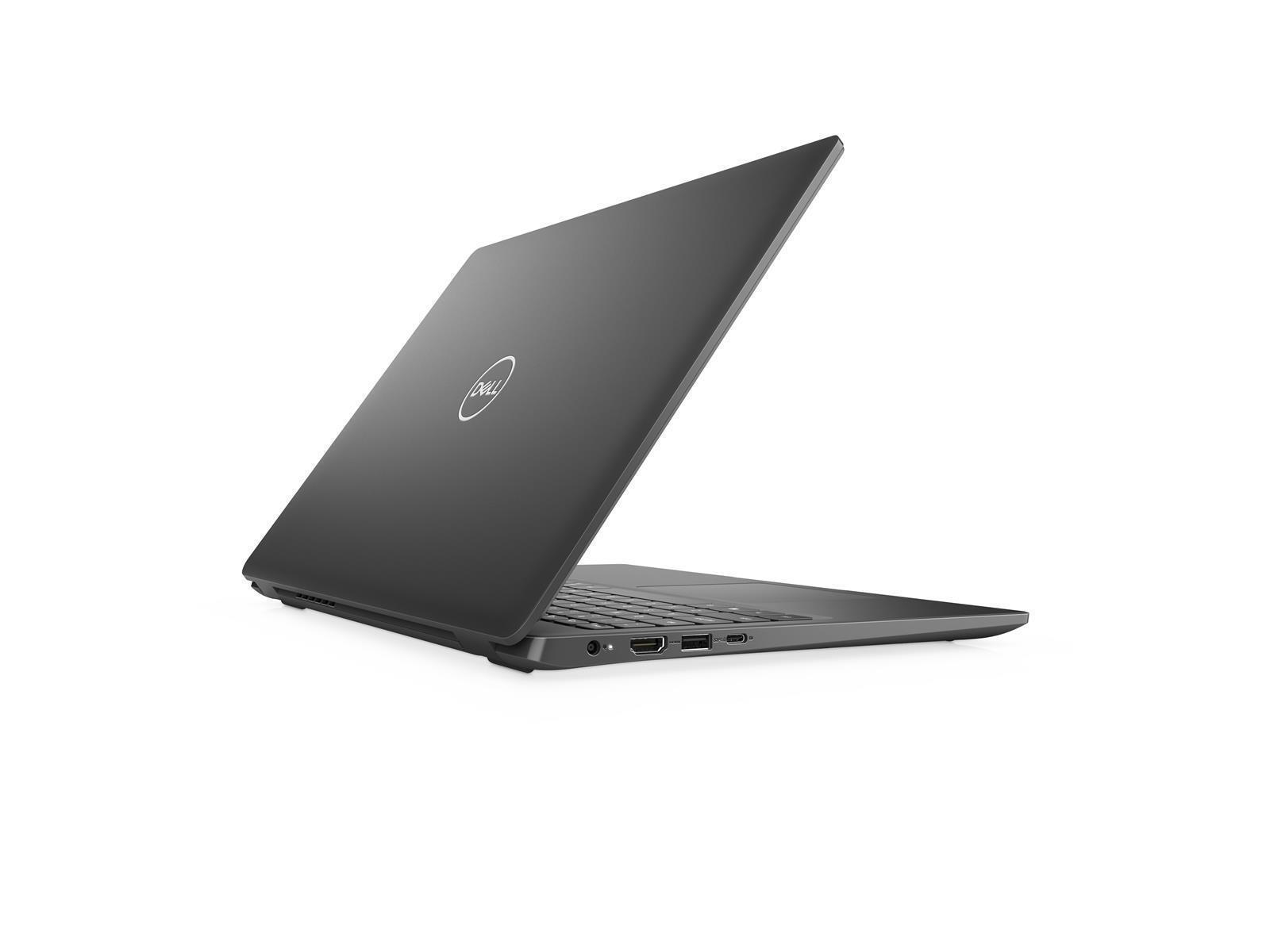 Ein schwarzer Laptop, von der Seite betrachtet, teilweise geöffnet, zeigt das Innere des Laptops.