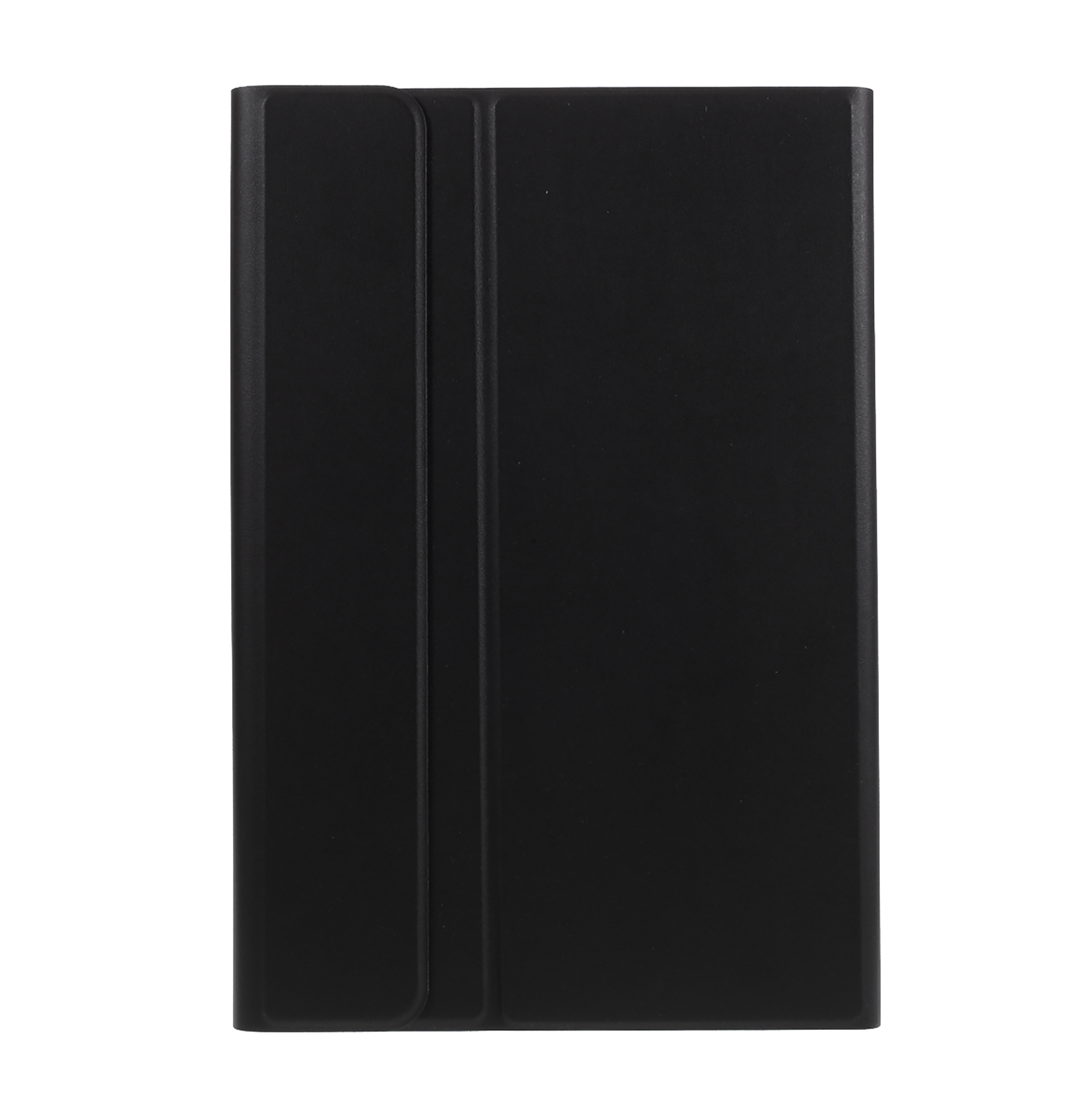 Schwarze Tablethülle, geschlossen.