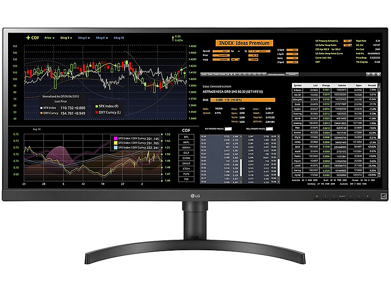 LG 193076, All-in-One PC mit 34 Zoll Display, Intel® Celeron® Prozessor, 4 GB RAM, 16 GB eMMC Interner Speicher, Schwarz