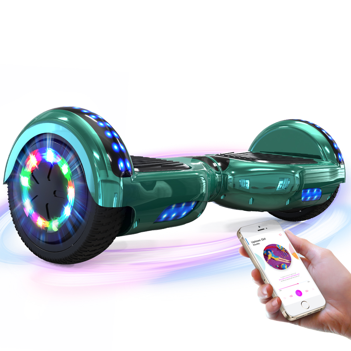 RCB JD6 Hoverboards für Kinder mit Bluetooth LED-Licht Hoverboards