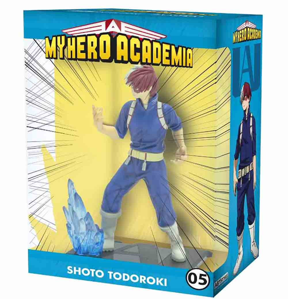 My Hero Academia Figur in einer Box, Shoto Todoroki Charakter.