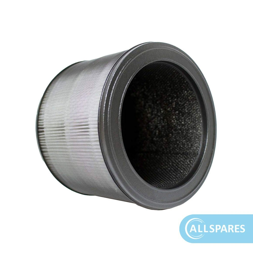 Metallgitterfilter mit dunklem Rand, zur Filtration, vor weißem Hintergrund.