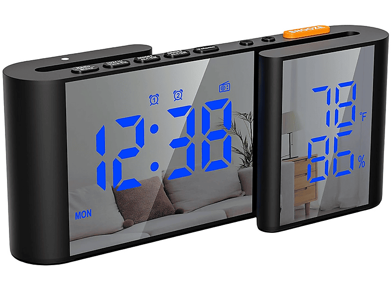 KREVA Faltbar Modern Digital Mit USB Digitaler Wecker | MediaMarkt