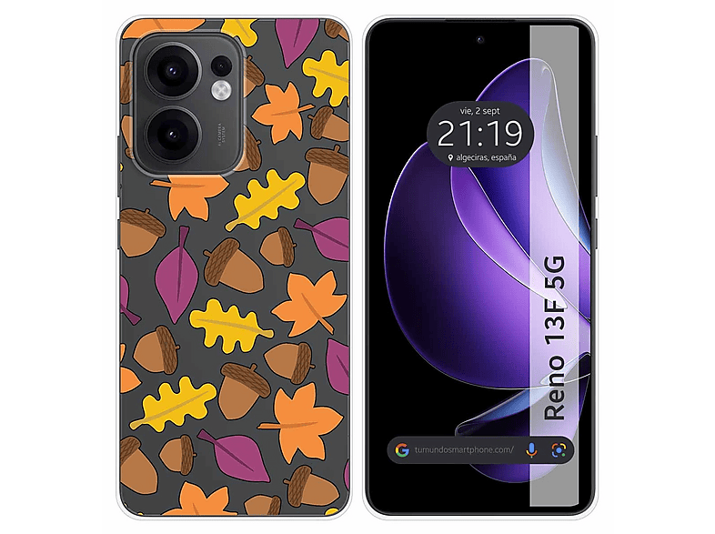 Customización única Móvil Funda Personalizada Para OPPO Reno 13F 4G/5G - Silicona Transparente Con Tu Foto, Antigolpes Protector OPPO 13F 4G 5G