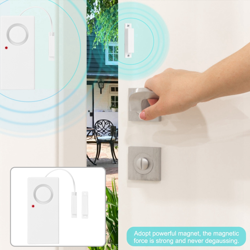 Türmontage des Sensors, die eine Hand zeigt, die mit dem Sensor und einer Tür interagiert.
