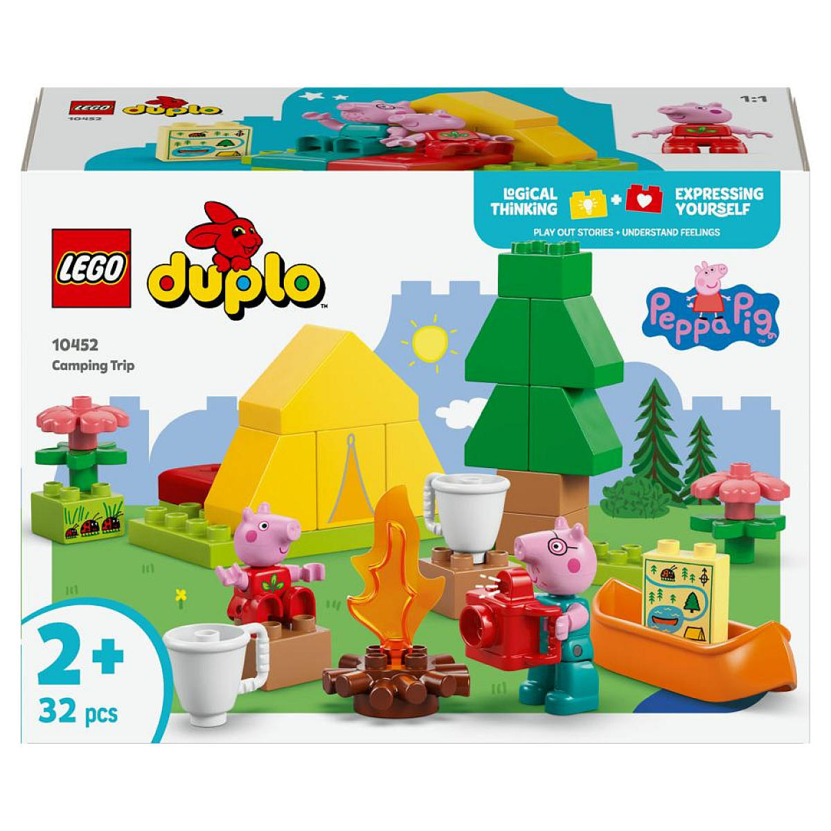 LEGO Duplo Peppa Pig Kamp Gezisi 10452