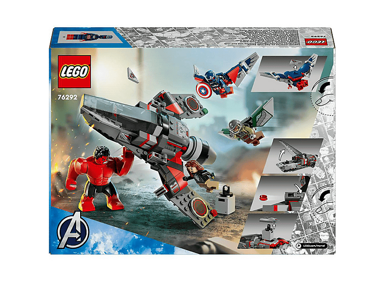 LEGO Super Heroes Marvel Kaptan Amerika ile Red Hulk Savaşı 76292