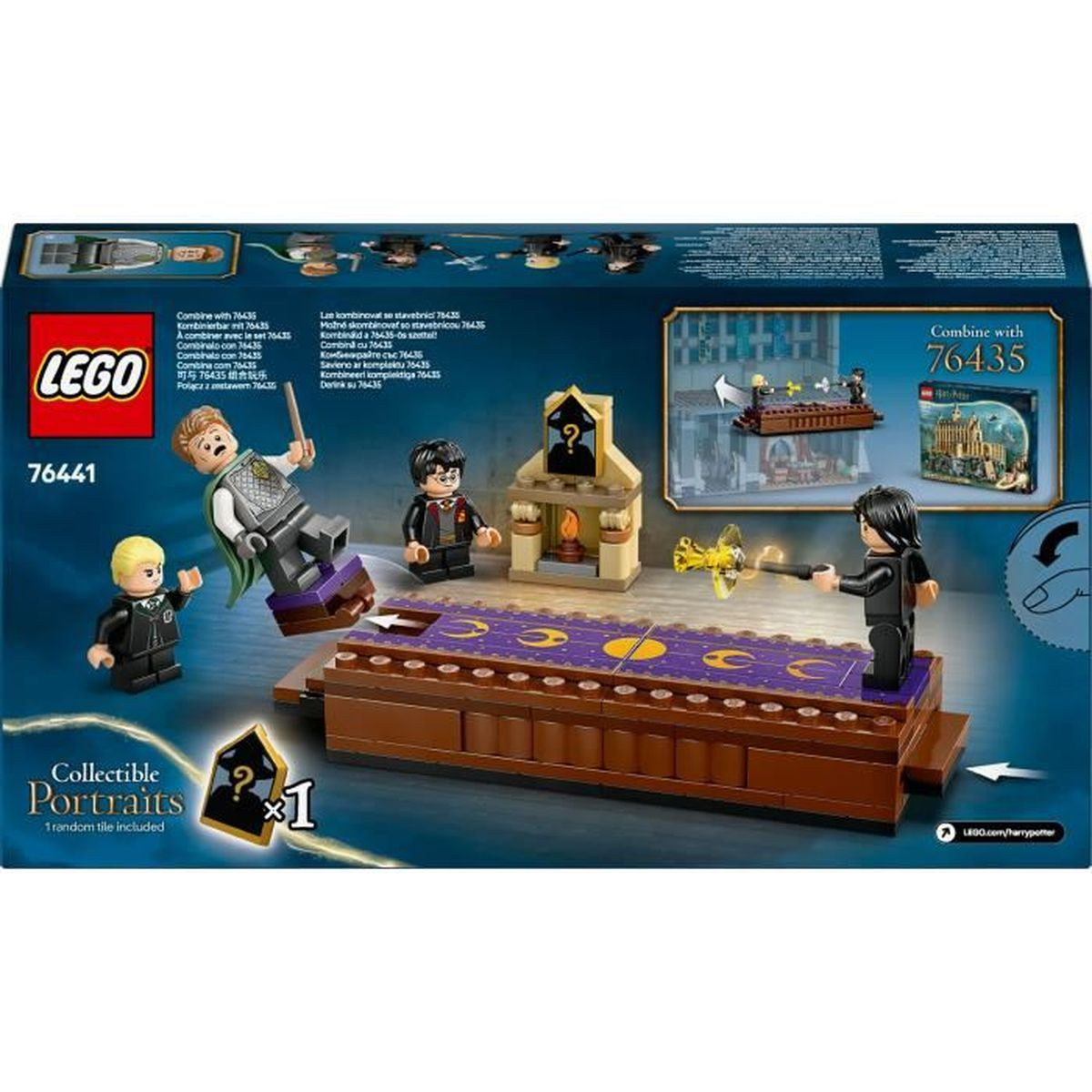LEGO Harry Potter Set. Enthält Harry, Hermine, Ron, einen Kamin und eine Plattform.