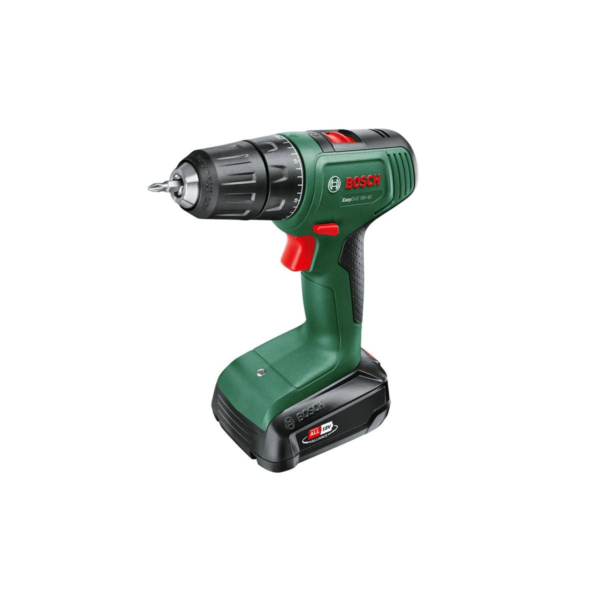 BOSCH HOME AND GARDEN EasyDrill 18V-40 (Tek Akü, 2,0 Ah) - 06039D8004 Vidalama Makinesi