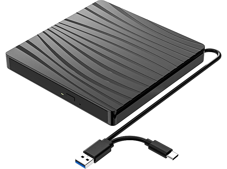 COSYHOMES Praktisch & Mobil mit USB 3.0 & Typ-C extern DVD Brenner