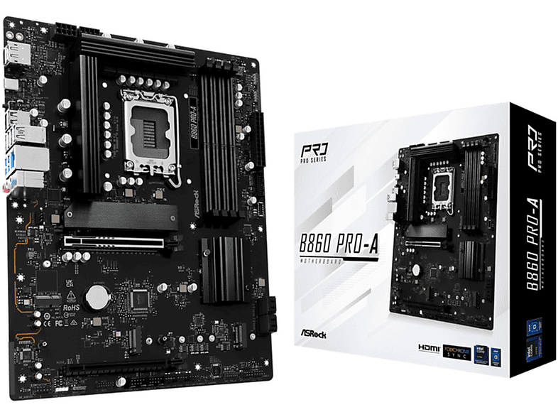 ASROCK B860 Pro-A Mainboard Mehrfarbig